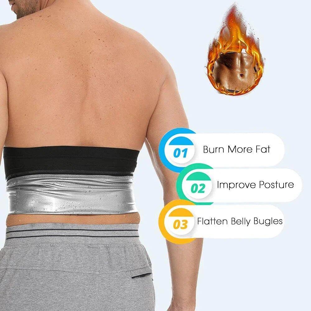 Sauna Waist Trimmer Belt for Men - PakVero