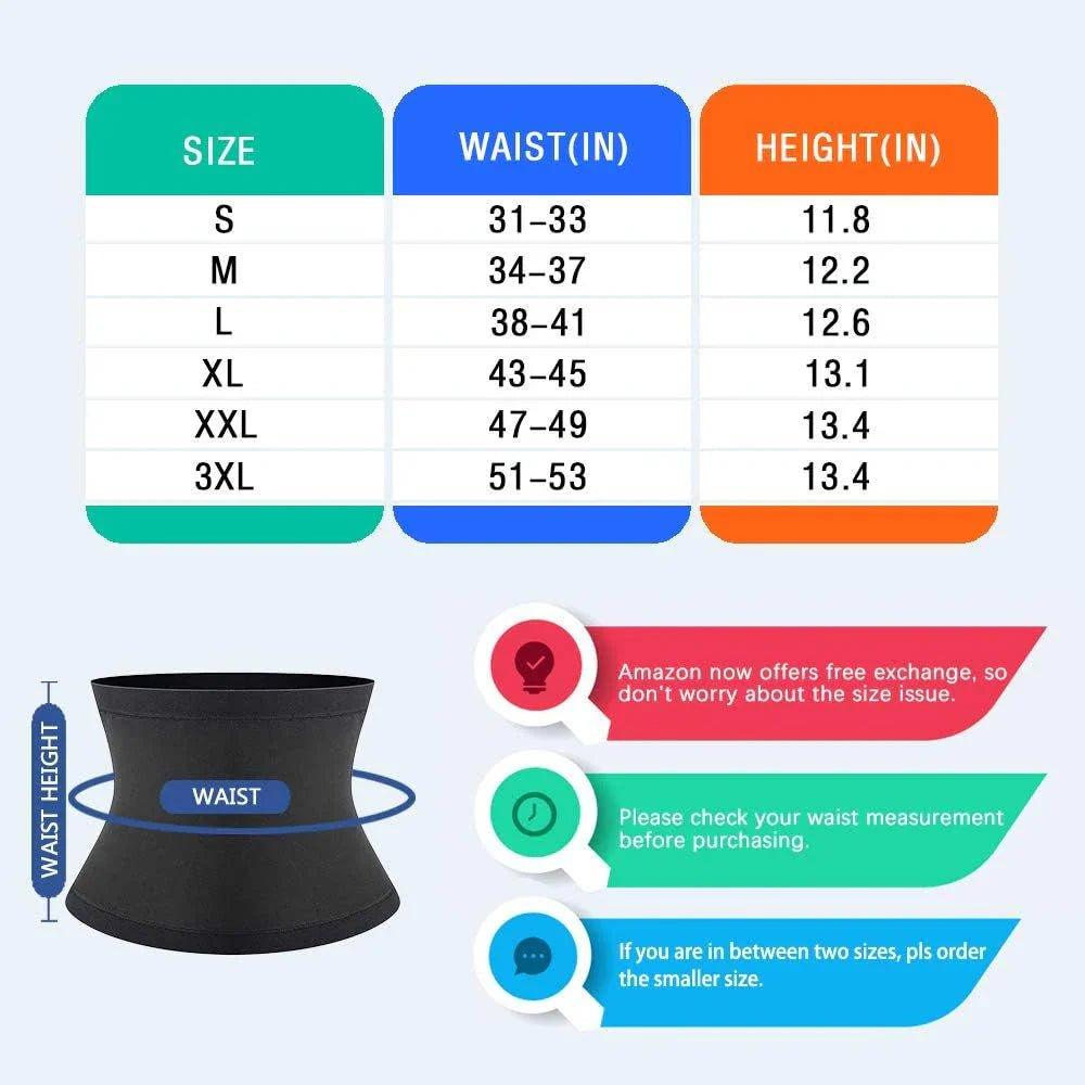 Sauna Waist Trimmer Belt for Men - PakVero