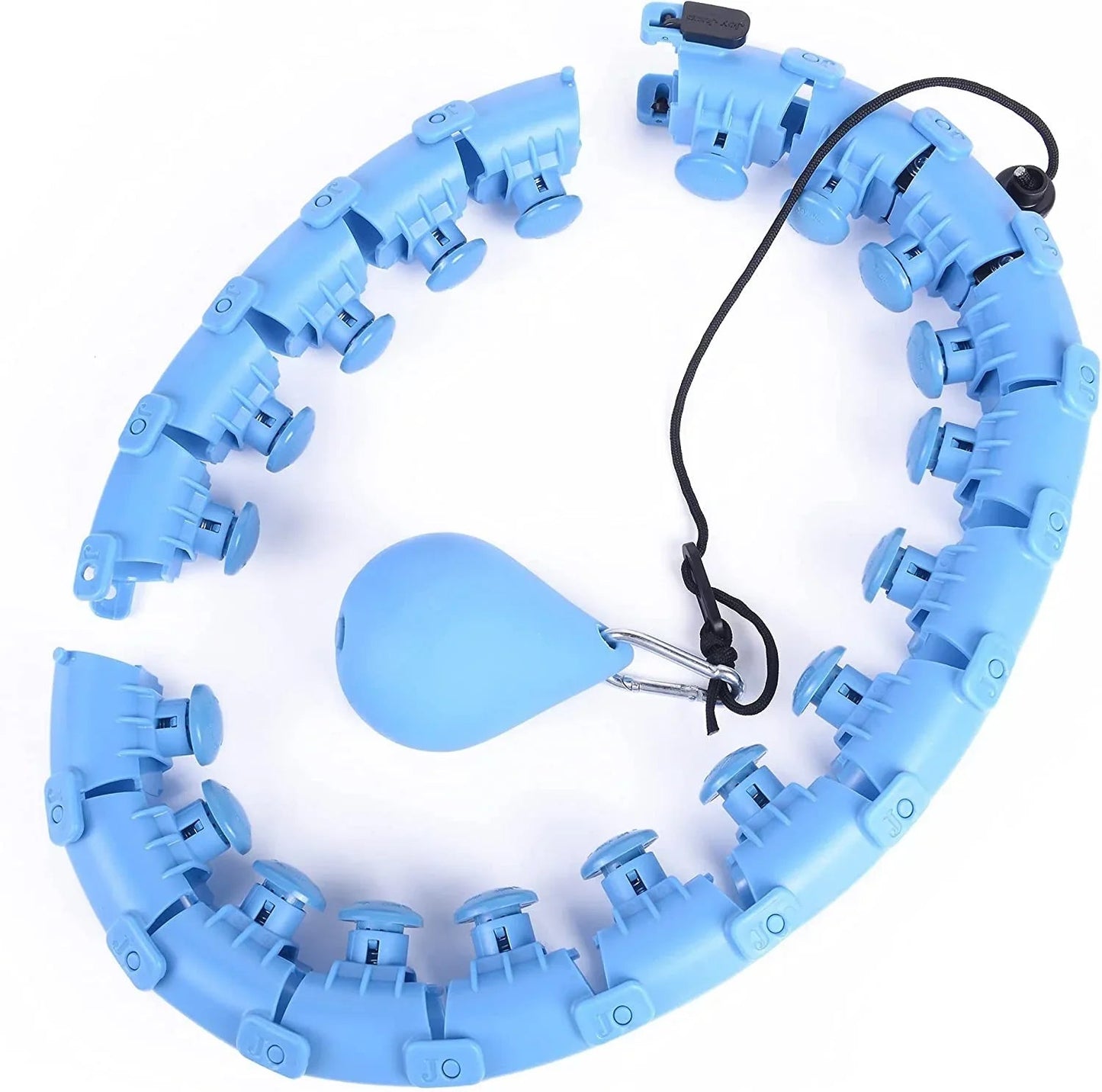 Weighted Hula Hoop – Adjustable Fit Hoop for Weight Loss - PakVero