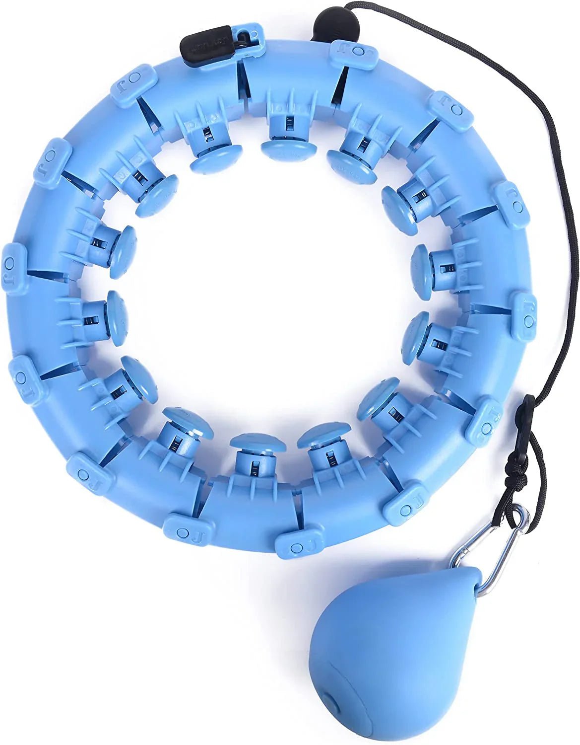 Weighted Hula Hoop – Adjustable Fit Hoop for Weight Loss - PakVero