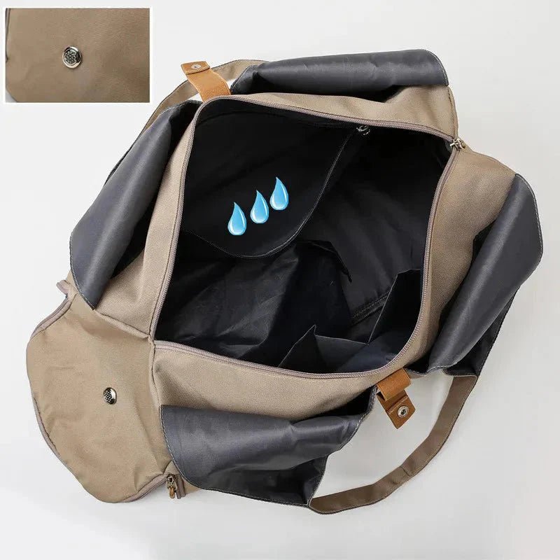 Women'S Multi - Purpose Sports Bag - Waterproof with Shoe Pocket for Yoga, Gym, and Travel - PakVero