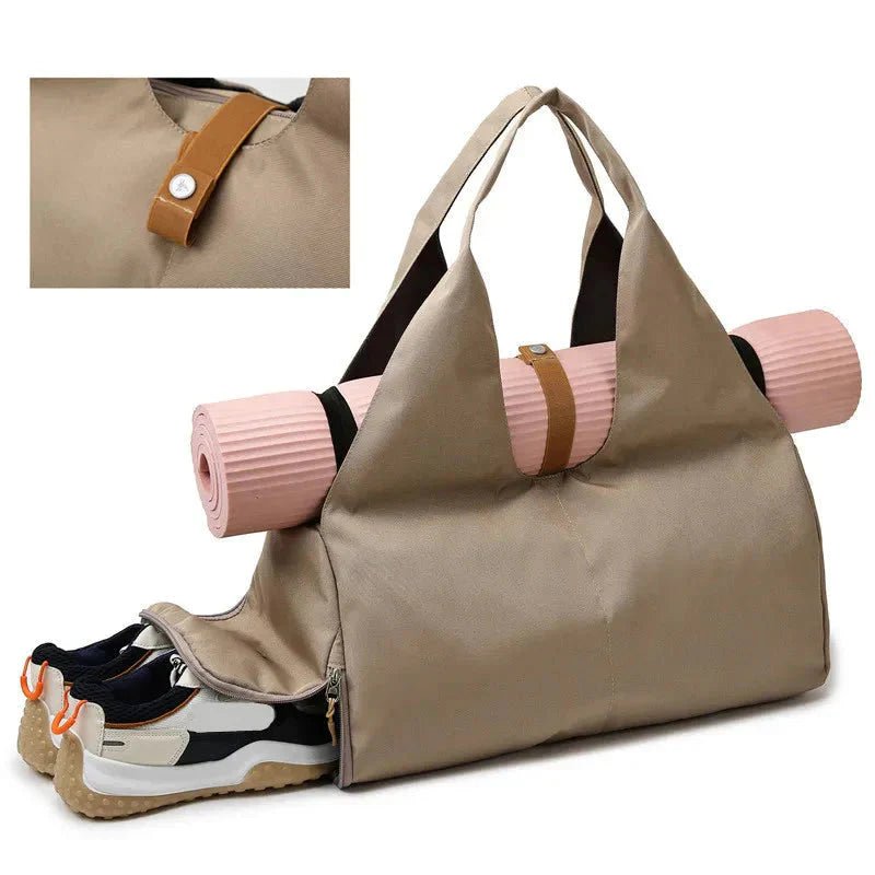 Women'S Multi - Purpose Sports Bag - Waterproof with Shoe Pocket for Yoga, Gym, and Travel - PakVero