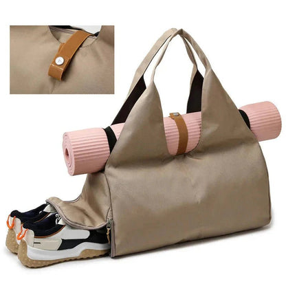 Women'S Multi - Purpose Sports Bag - Waterproof with Shoe Pocket for Yoga, Gym, and Travel - PakVero