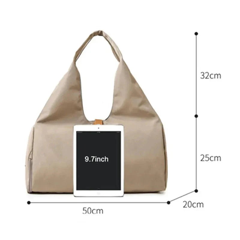 Women'S Multi - Purpose Sports Bag - Waterproof with Shoe Pocket for Yoga, Gym, and Travel - PakVero