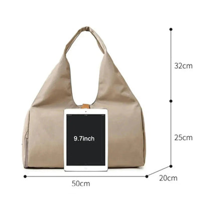Women'S Multi - Purpose Sports Bag - Waterproof with Shoe Pocket for Yoga, Gym, and Travel - PakVero